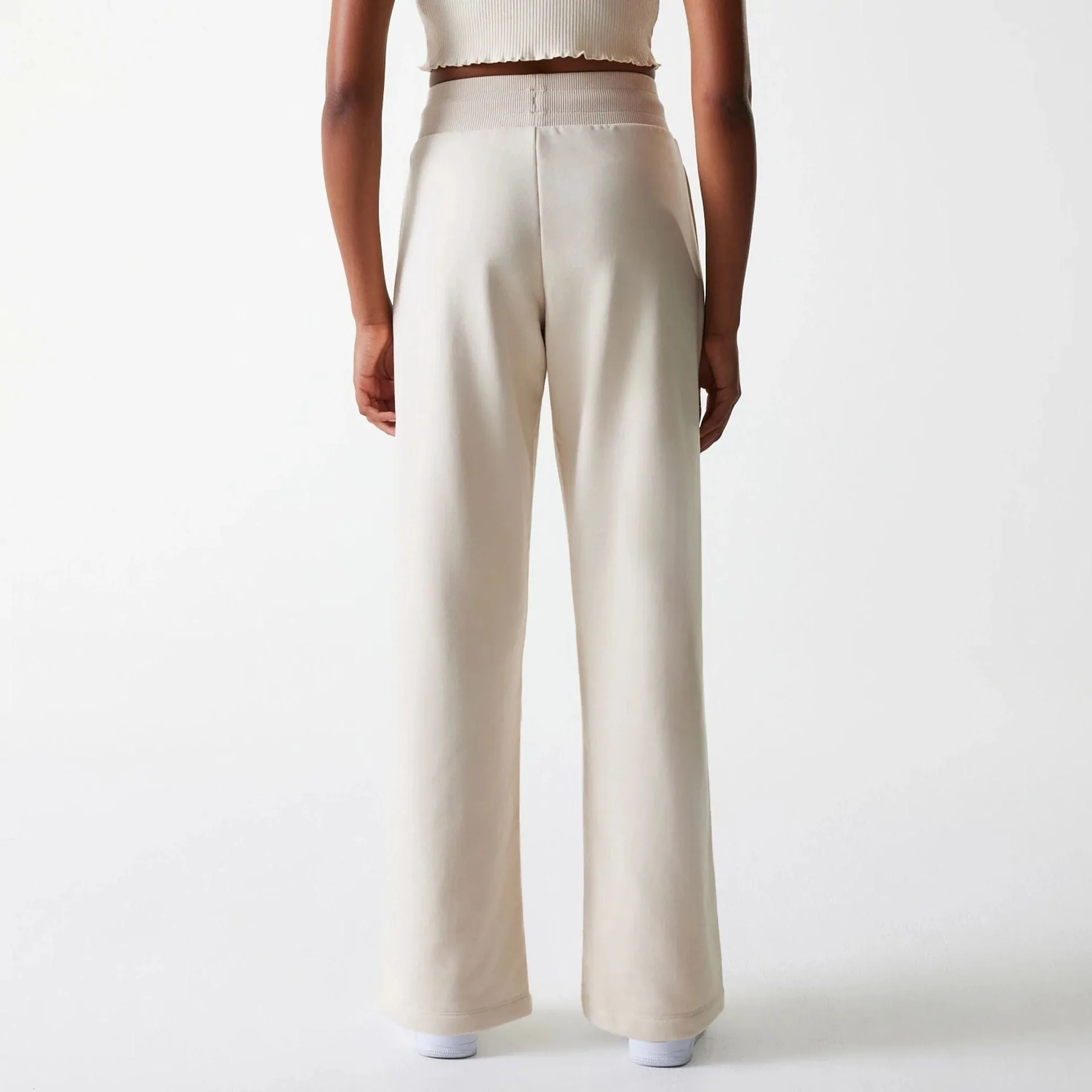 All Day Comfort LA Dodgers Womens MLB Tonal Light Beige Straight Leg Joggers