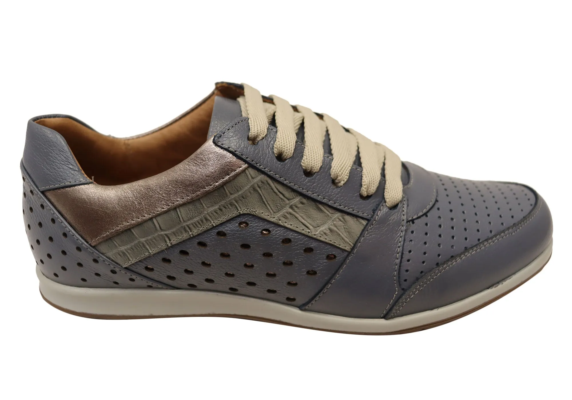 Group Pace Forest Path Opananken Brianna Womens Comfortable Brazilian Leather Shoes