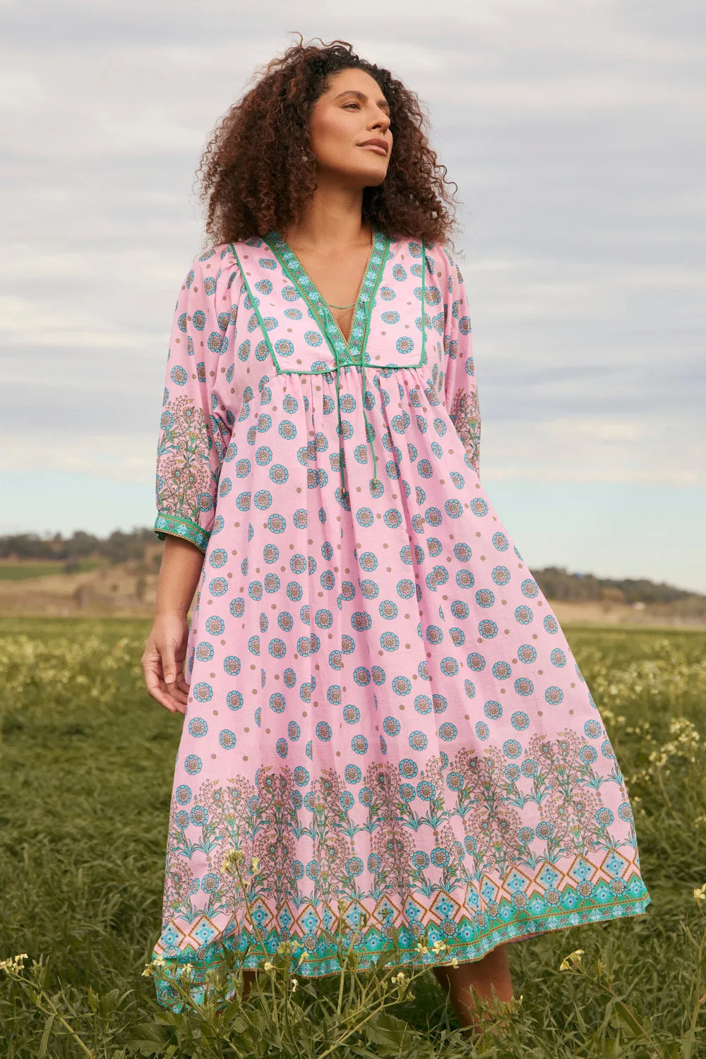 Cairo Boho Dress in Shalimar Fall Ready