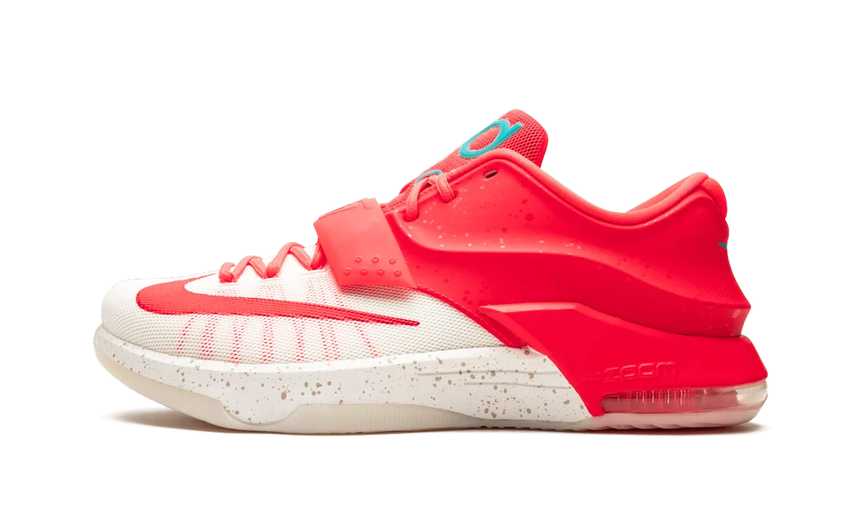 KD 7 Xmas "Egg Nog - Christmas" textured - sole shoes Lightweight Cage