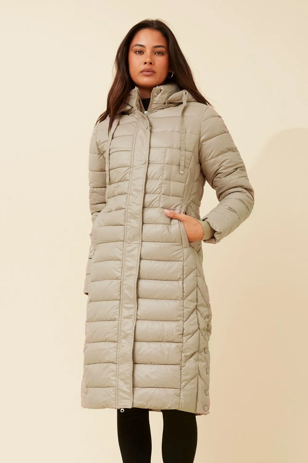 EOS PUFFER COAT Single Breasted SlimSilhouette