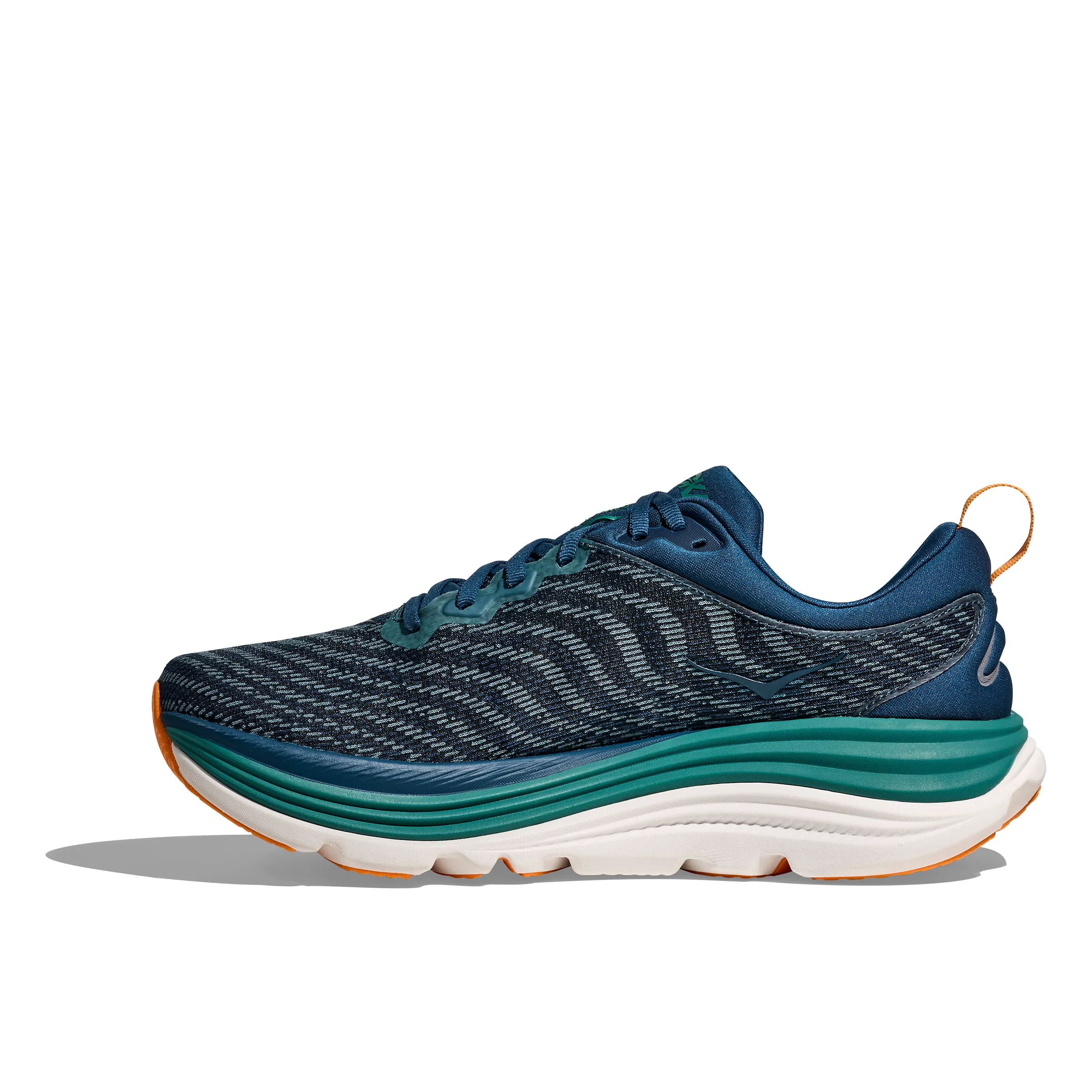 Hoka Mens Trainer Gaviota 5 Midnight/Oceanic NarrowToeBox active - living