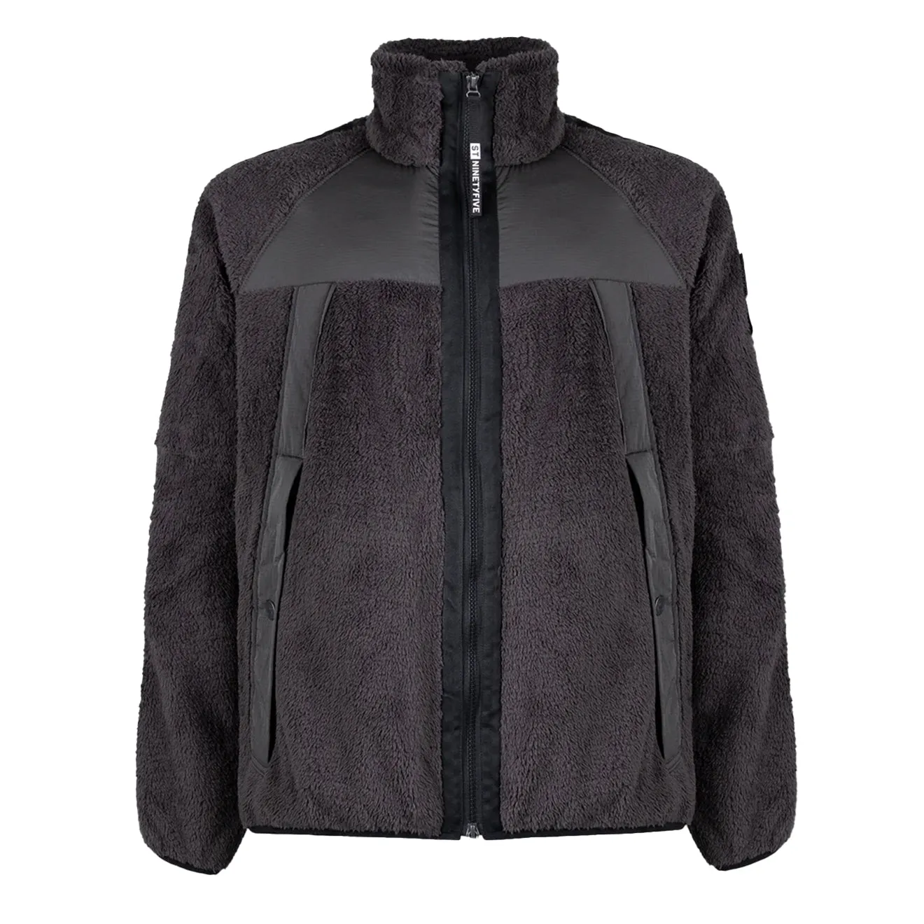 Holiday Outfit ST95 Zip Fleece Washed Black