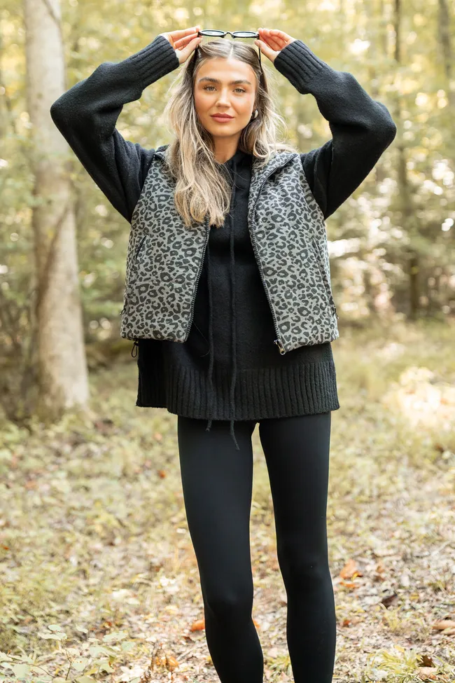 FrictionResistant Movement Friendly Etta Black Hooded Sweater