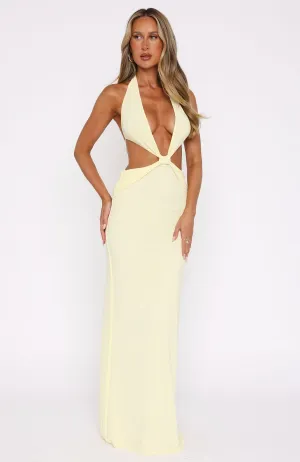 Everybody's Watching Maxi Dress Lemon Love Blend