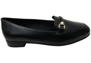 Planet Shoes Cym Womens Comfortable Leather Loafers Shoes Drive Ready Grip Step