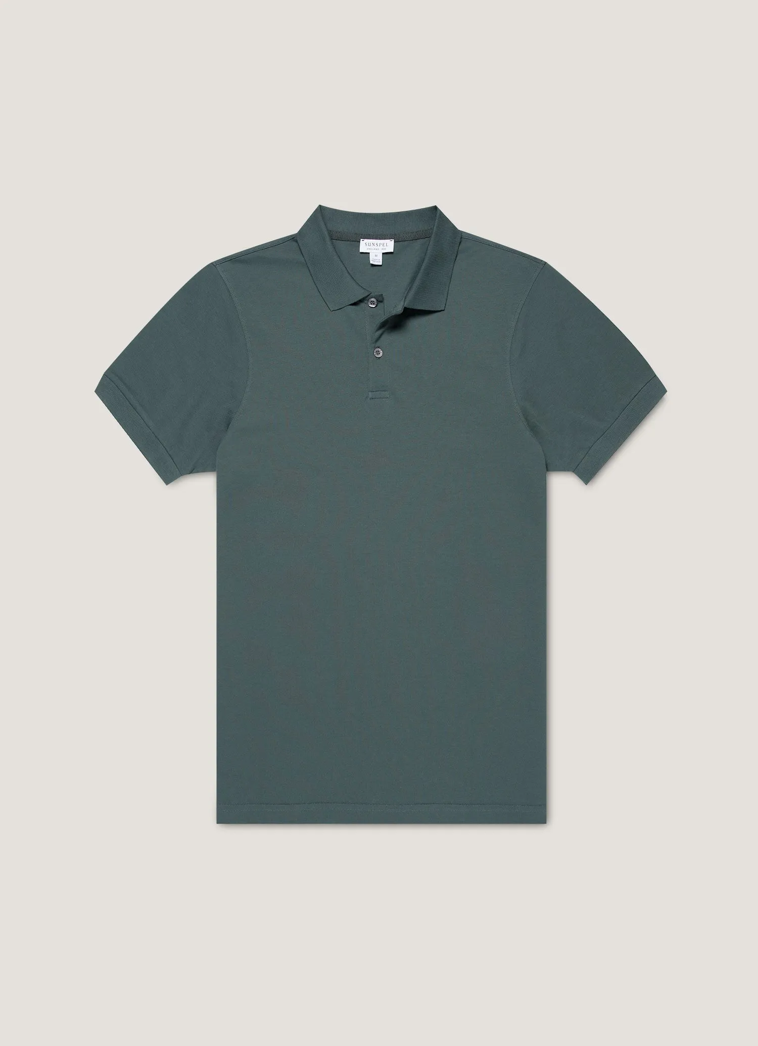Travel Light Men's Piqu?? Polo Shirt in Dark Petrol