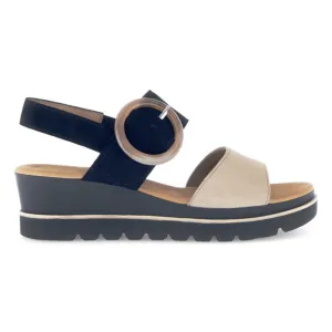 Flexible Gabor Women's 64.645.14 Beige/Black Suede