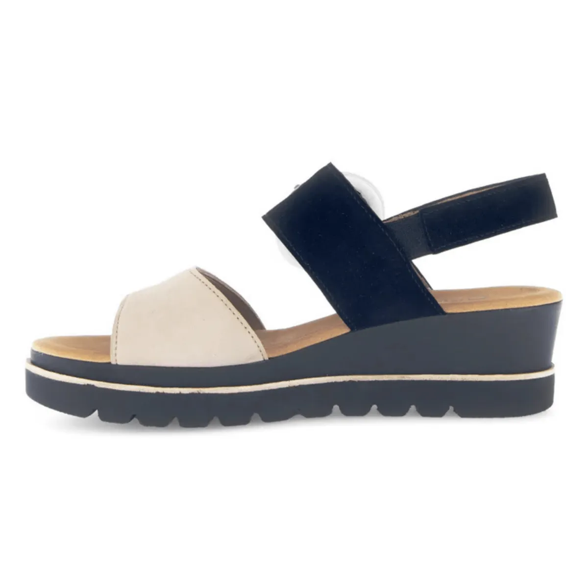 Street Fashioned Gabor Women's 64.645.14 Beige/Black Suede