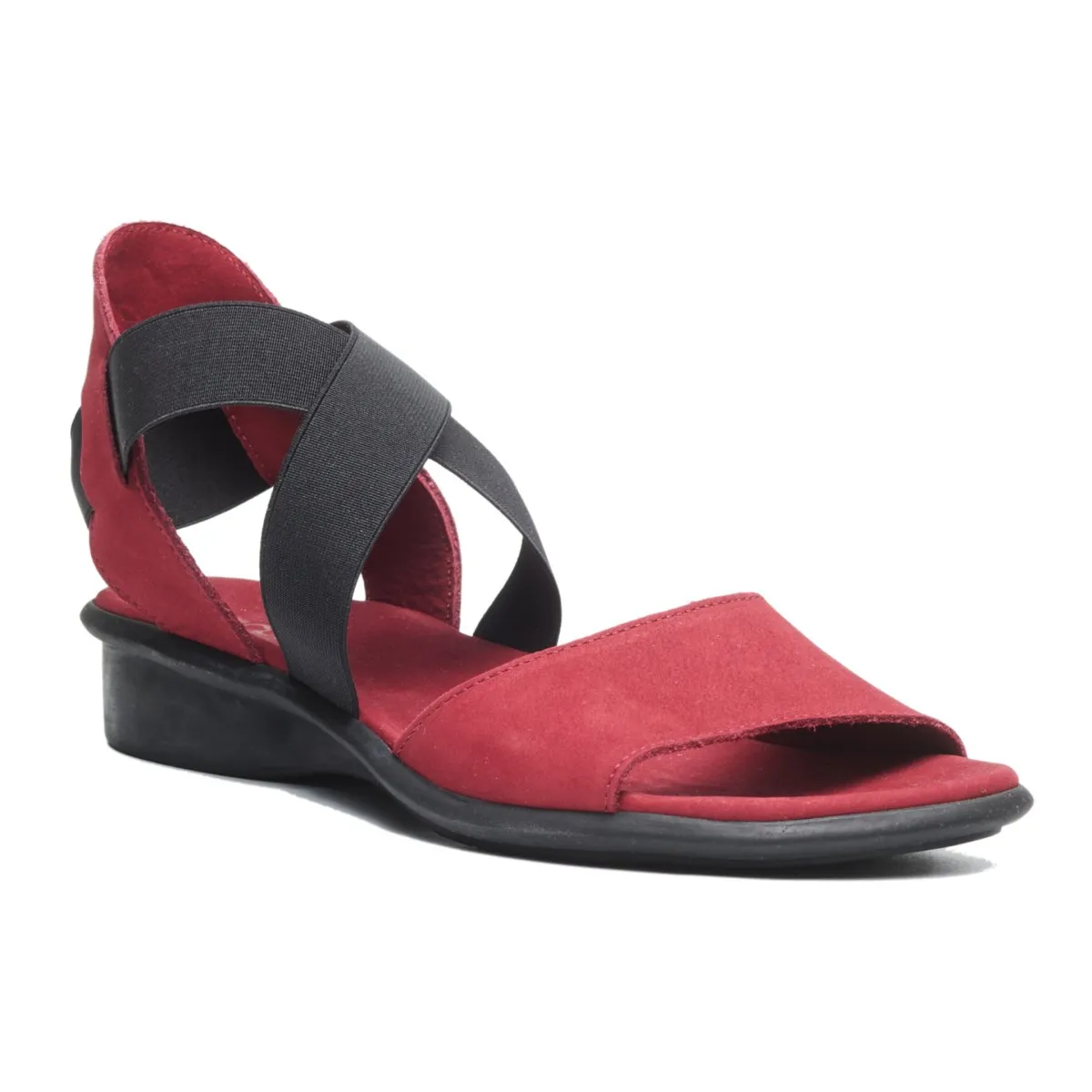 Comfortable Feel Sustainable Choice Arche Women's Satia Massai Red Nubuck