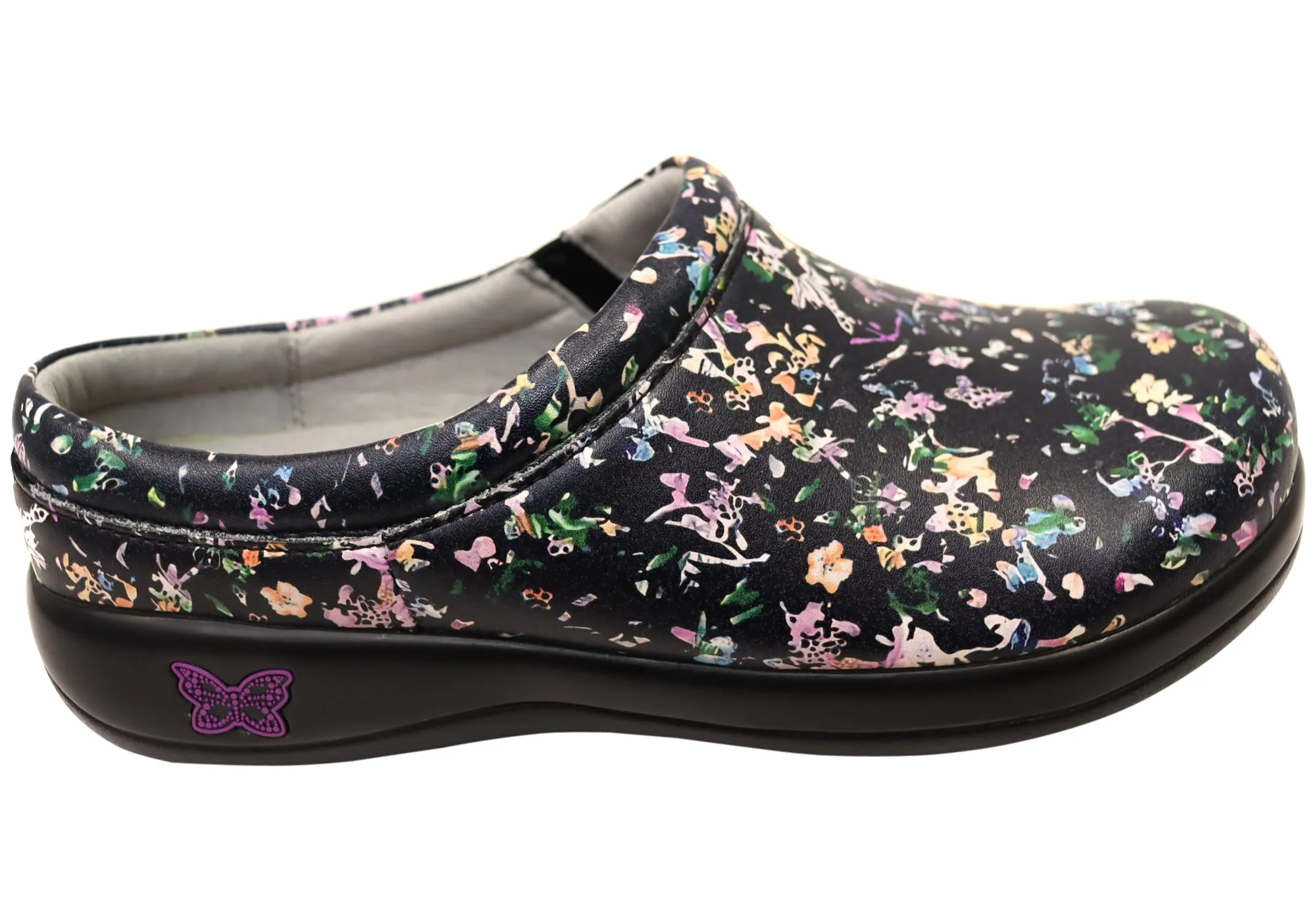 Alegria Kayla Womens Leather Open Back Shoes No Rub