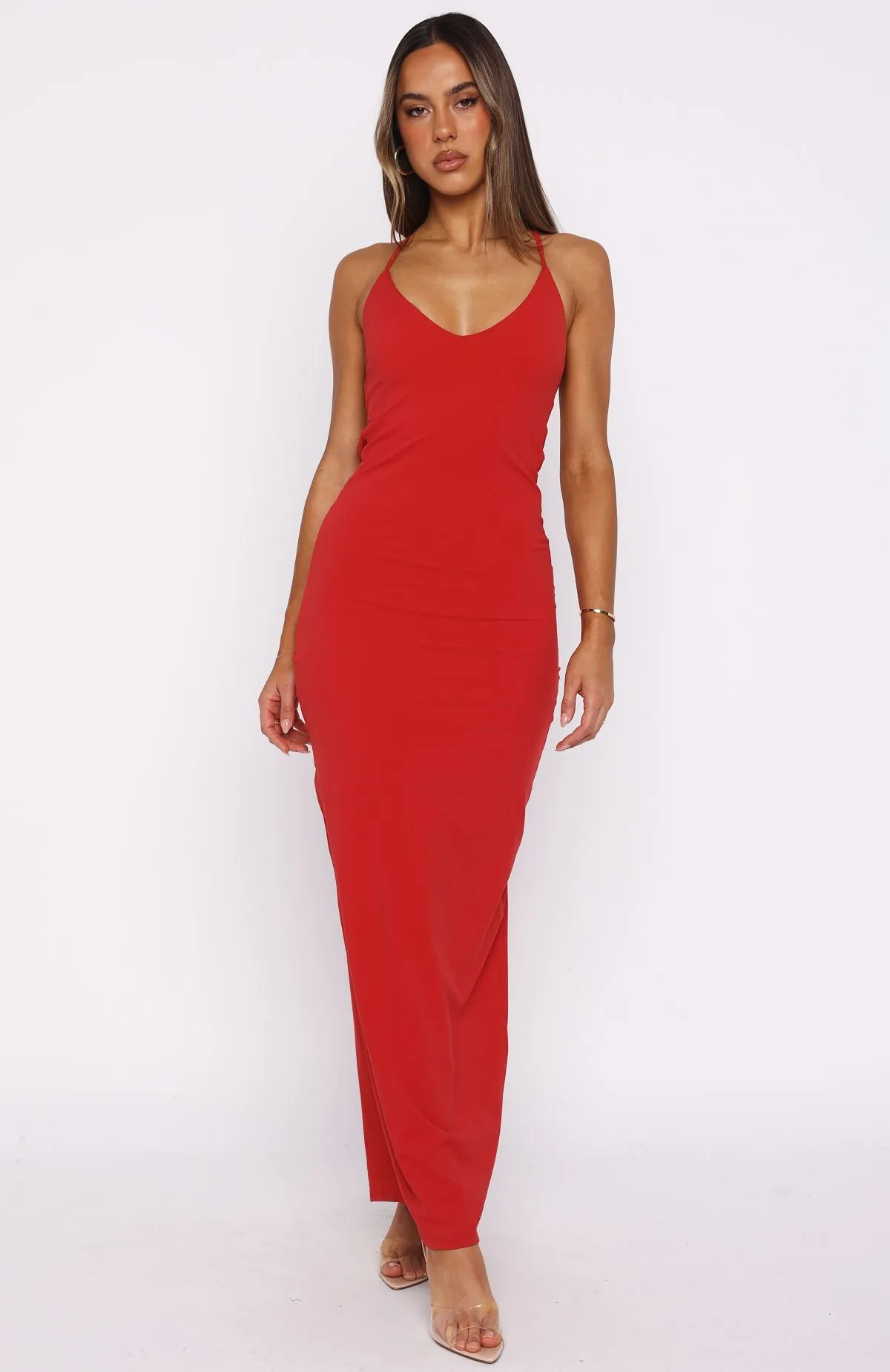 Fever Dream Maxi Dress Red Casual Motion