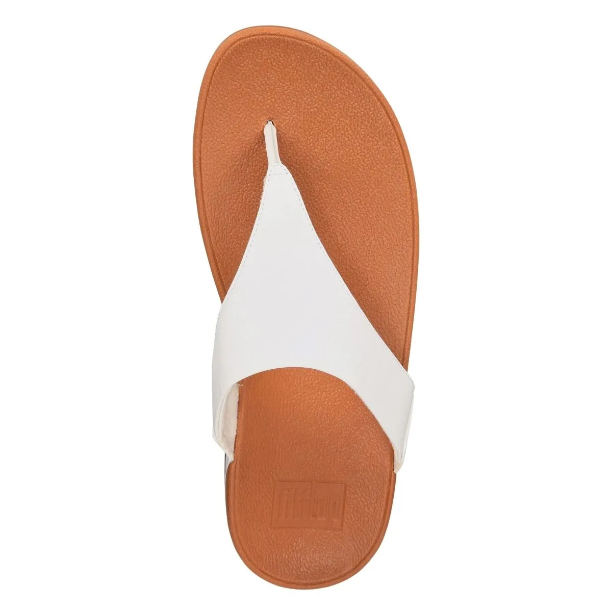 FITFLOP Women's Lulu 2 Thong White Leather Leather Cool
