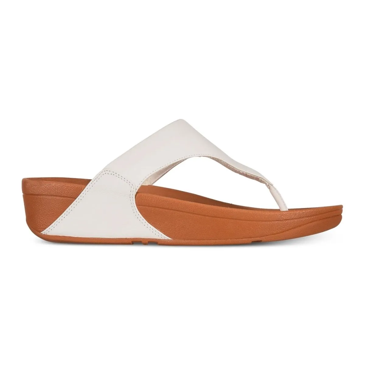 Earth Tone FITFLOP Women's Lulu 2 Thong White Leather