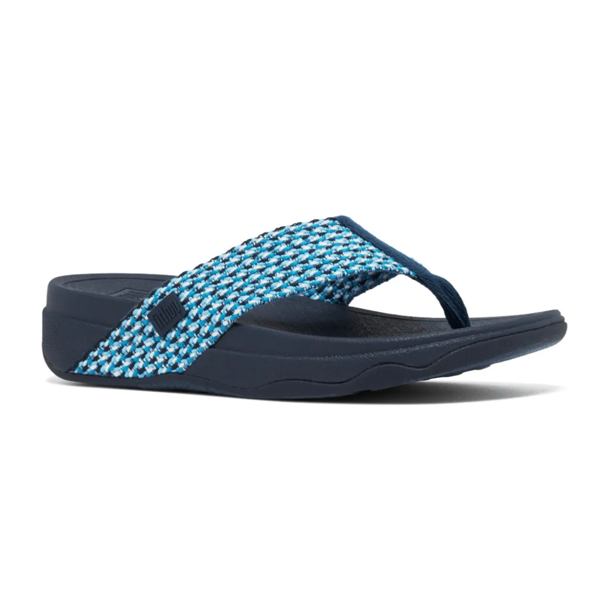 FitFlop Women's Surfa Midnight Navy Handcrafted Stitching Built For Walk