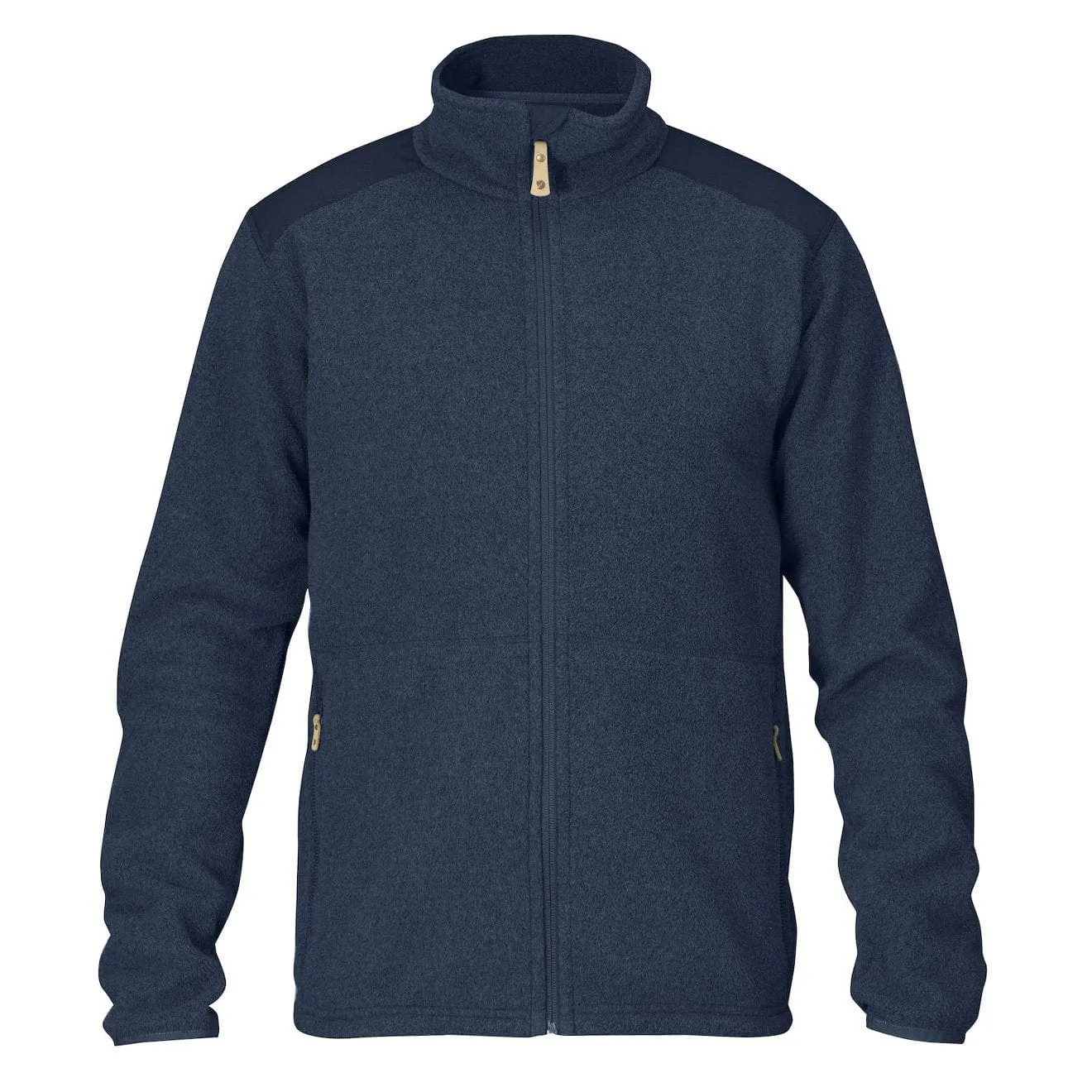 Active Outfit Placket Reinforcement Fjallraven Sten Fleece Dark Navy