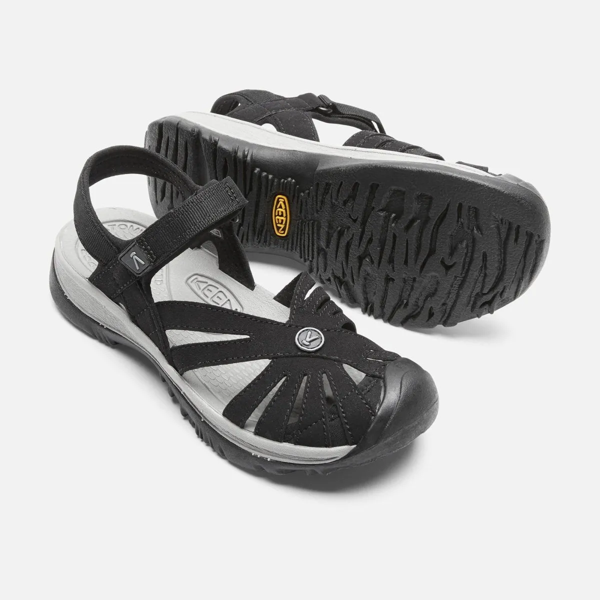 Style Keen Women's Rose Sandal Black/Neutral Grey