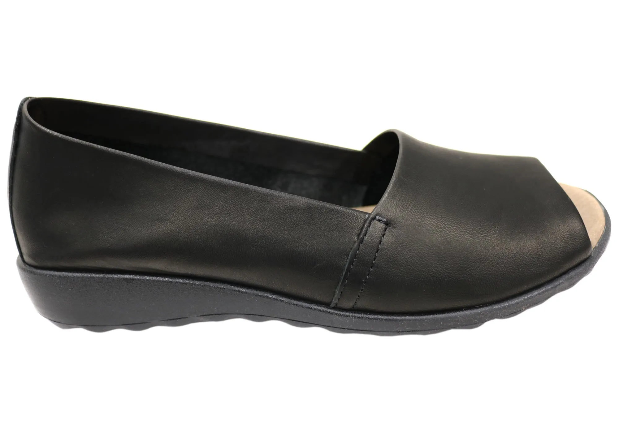 Flex & Go Keegan Womens Comfort Leather Sandals Shoes Made In Portugal daily runner