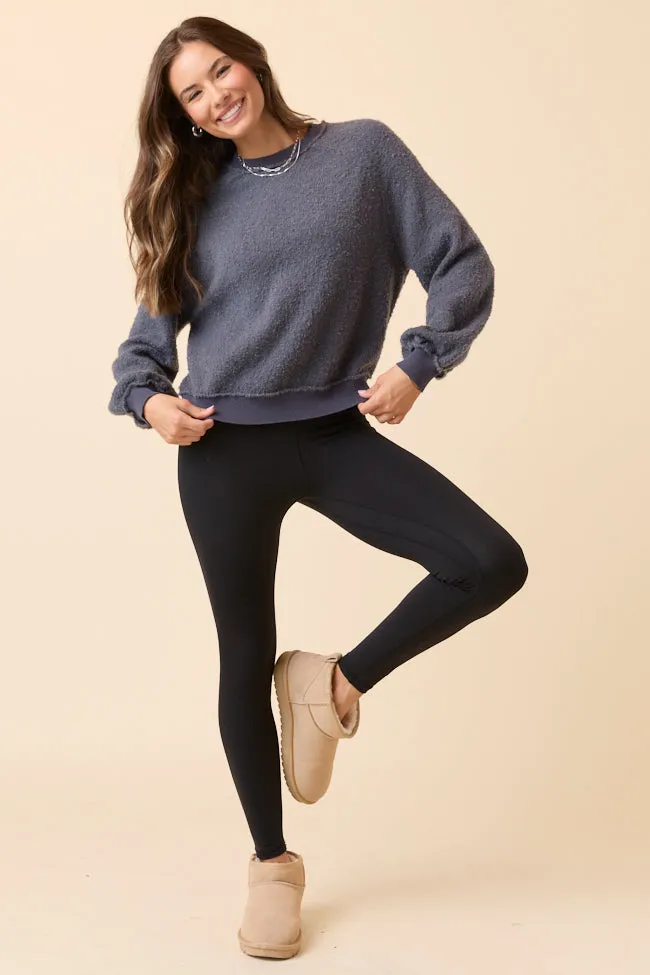 Hero Tale Spirit Glow Kristy Grey Boucle Sweater