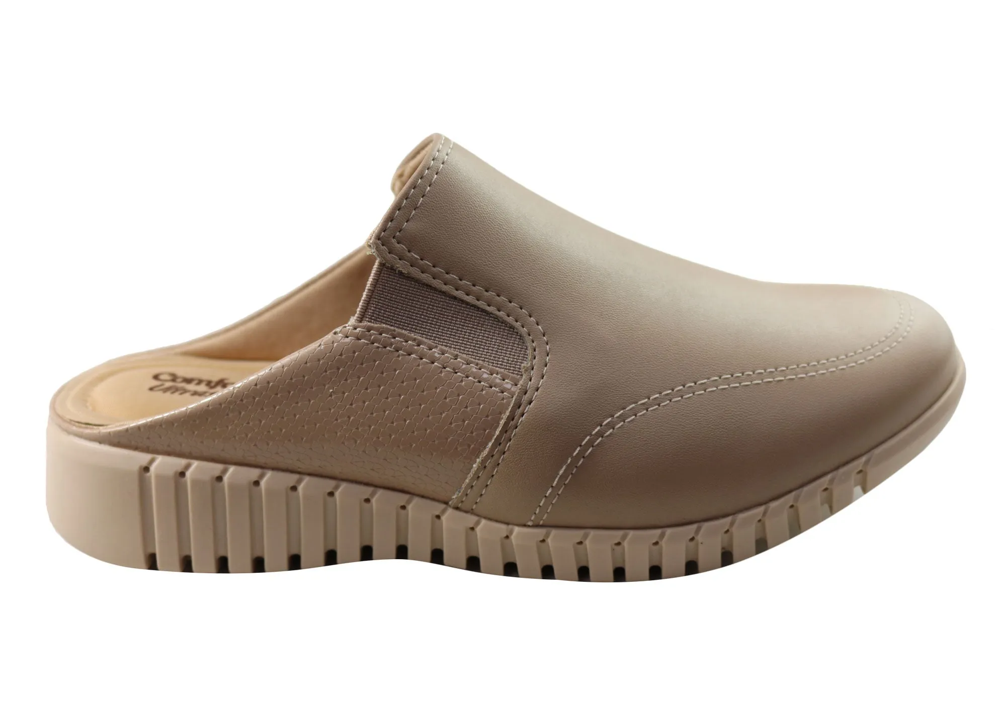 Edge Step Effortless Move Comfortflex Tanya Womens Comfortable Closed Toe Open Back Mules