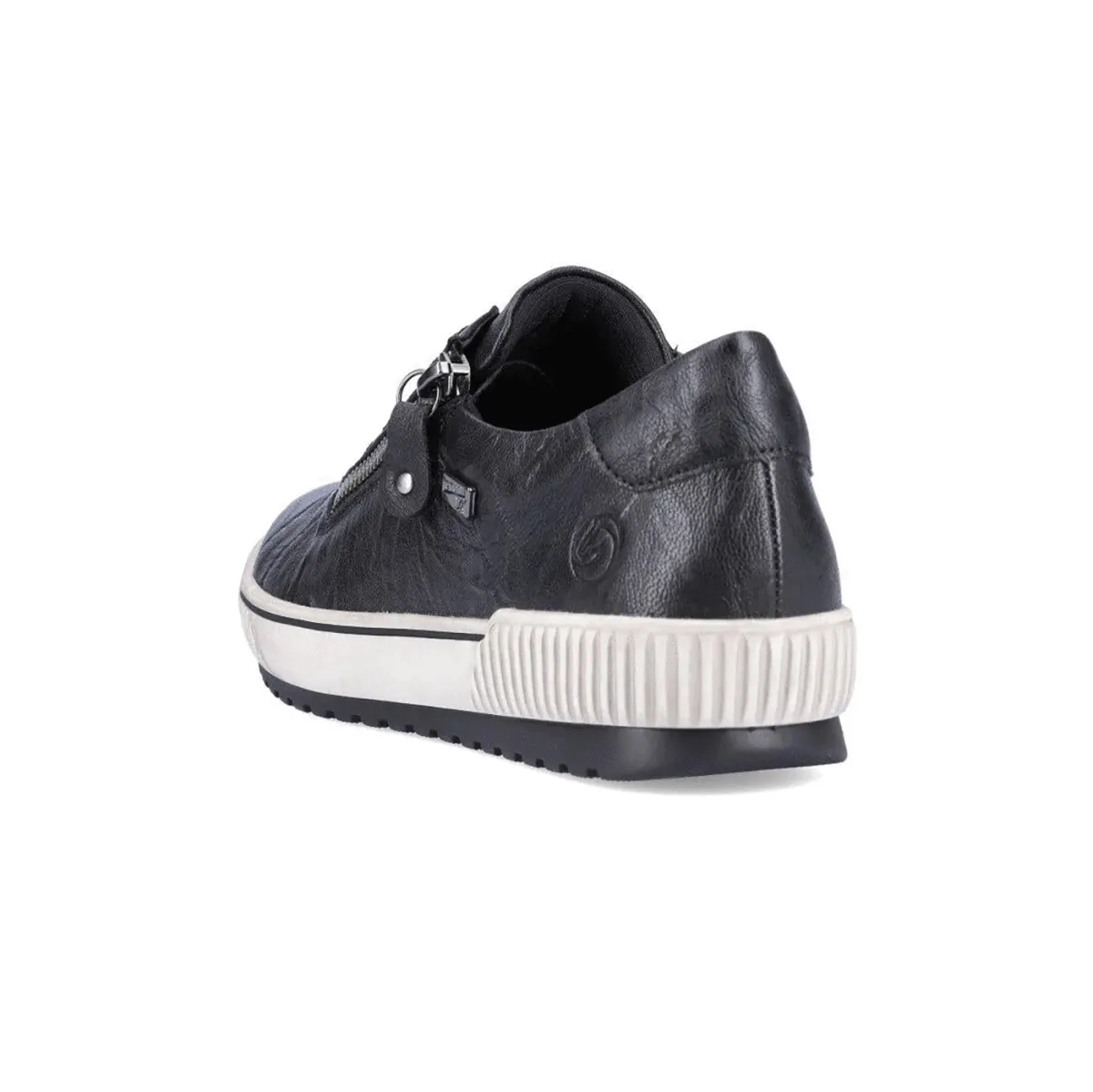 Rieker Women's D0700-00 Maditta Black Waterproof Padded collar Easy Pair