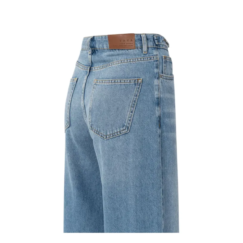 Colorfast Dyeing Method YAYA Womens Jeans 01-311111-507 Blue Denim