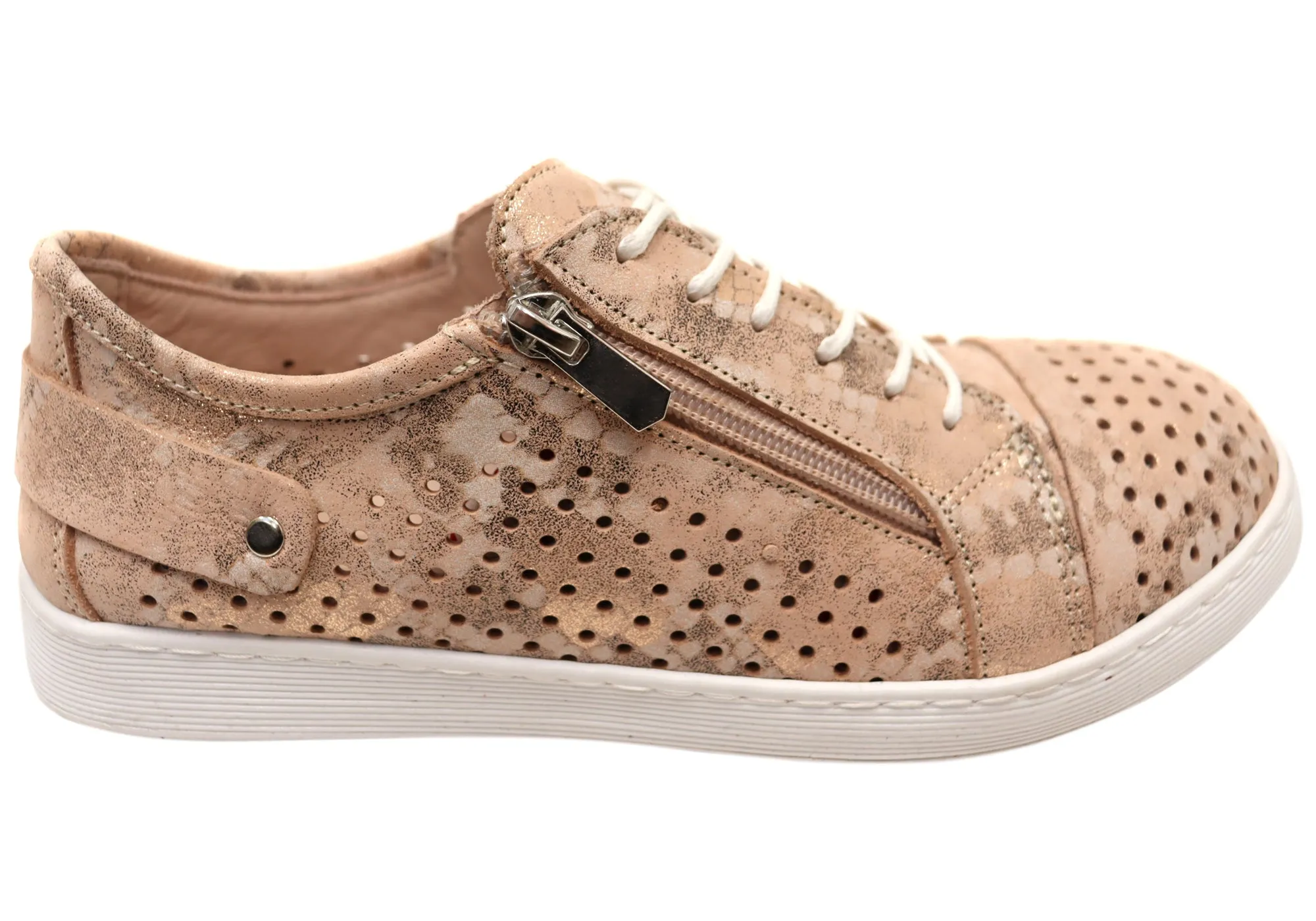 Cabello Comfort EG17P Womens European Leather Casual Shoes Long Miles Picnic Mood