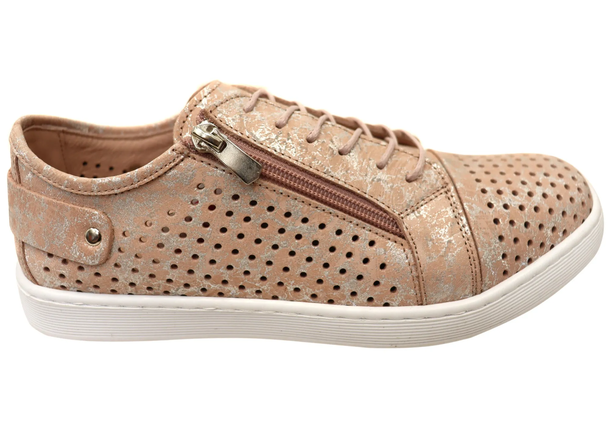 Cabello Comfort EG17P Womens European Leather Casual Shoes Pose Time Compression Fit