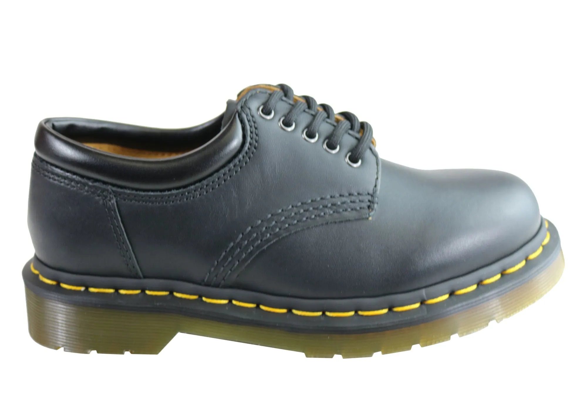 Dr Martens 8053 Black Nappa Lace Up Comfortable Unisex Shoes Practical Wear