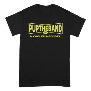Luxury exclusivity Breathable Waistband PUP Is Cooler & Gooder Black T-Shirt
