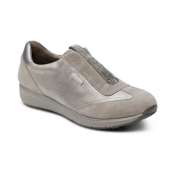 Climb Strong Aetrex Megan Arch Support Sneaker Pewter CT406