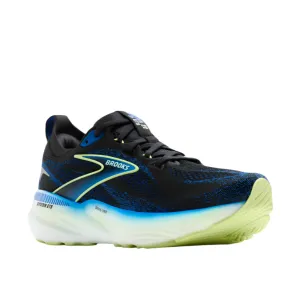 Brooks Mens Trainer Glycerin GTS 22 Black/Cobalt/Neo Yellow Snowy running