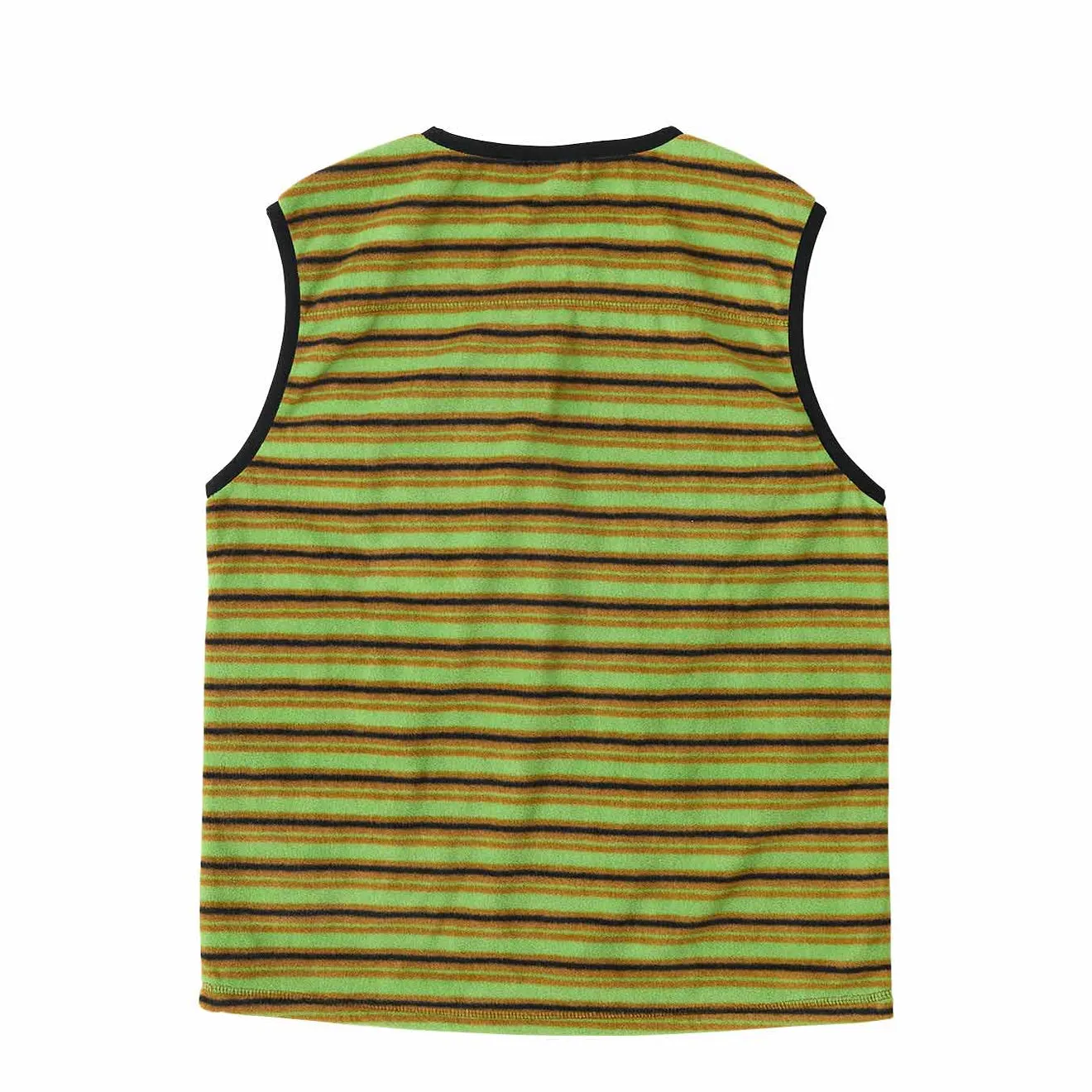 Outdoor Adventure Gramicci Womens Thermal Fleece Pullover Chartreuse Stripe