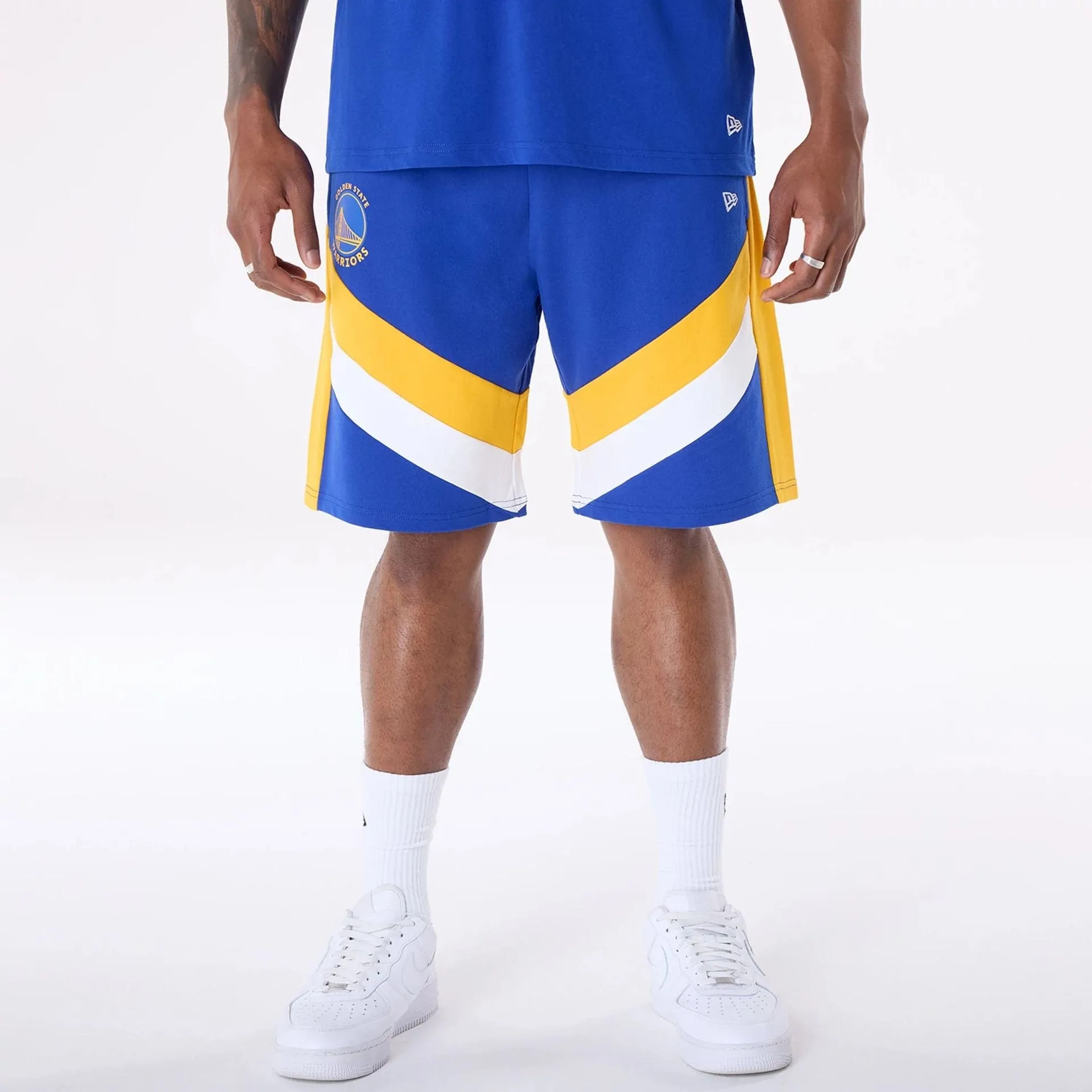 Golden State Warriors NBA Panel Blue Shorts Breeze Ready Durable Hemming