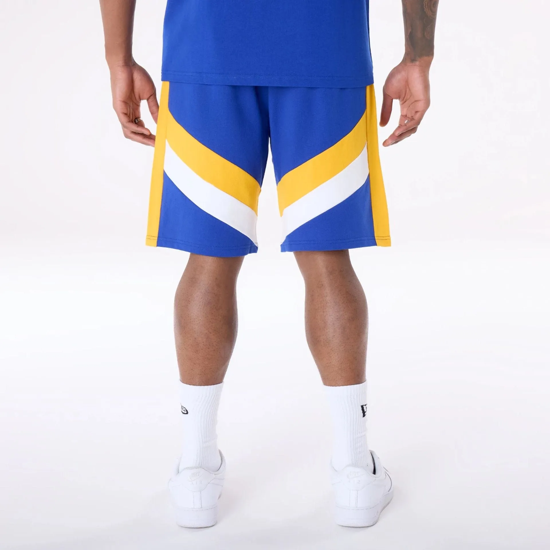 Golden State Warriors NBA Panel Blue Shorts holiday apparel meditation wear