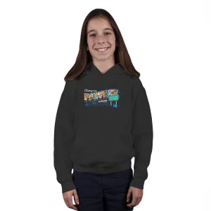 comfortable for sitting Embroidered Detail Greetings From Pawnee