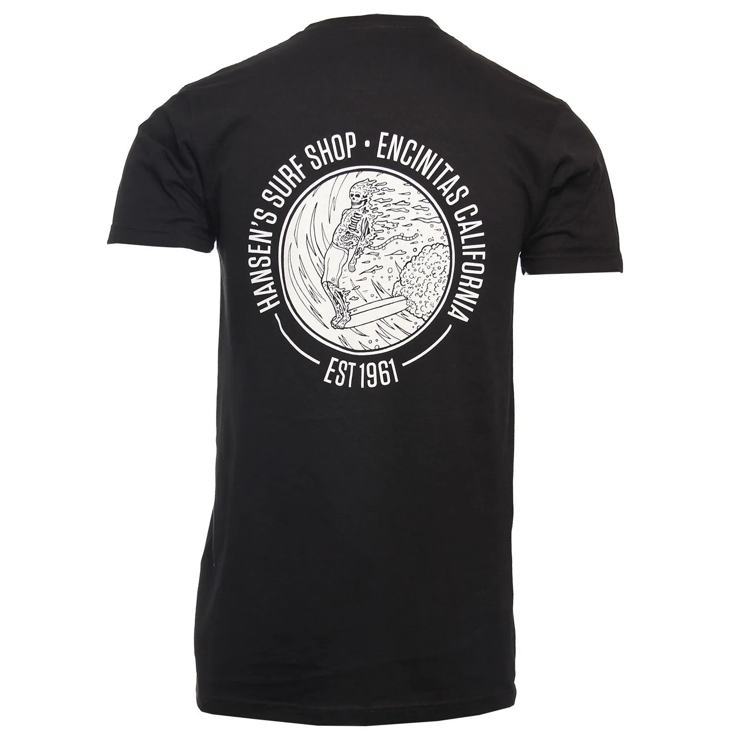 Hansen Mens Shirt Skeleton Surfer LayeredHemDetails Cozy Comfort Look