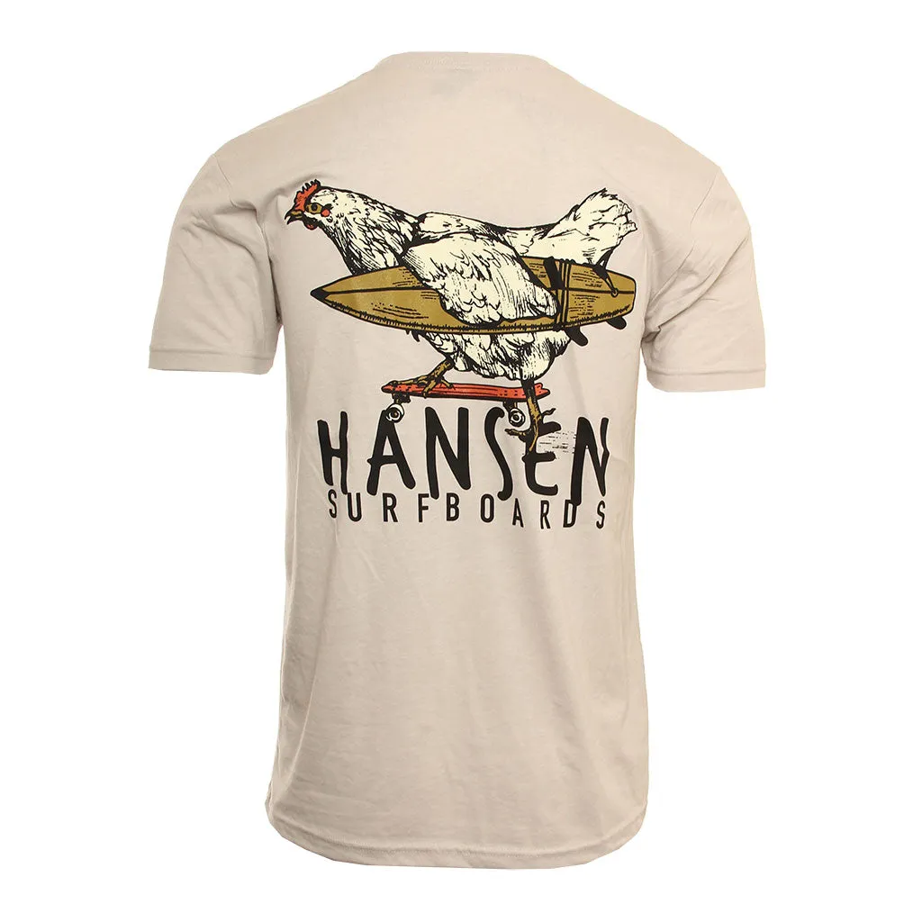 Hansen Mens Shirt Surfing Chicken Slim Waistband Lightweight Comfort