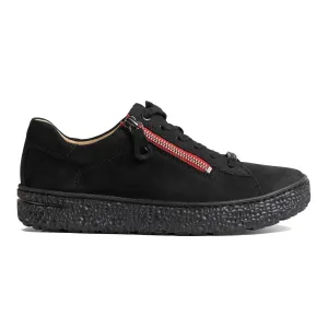 EVA sole Hartjes Women's Phil Black/Red Nubuck