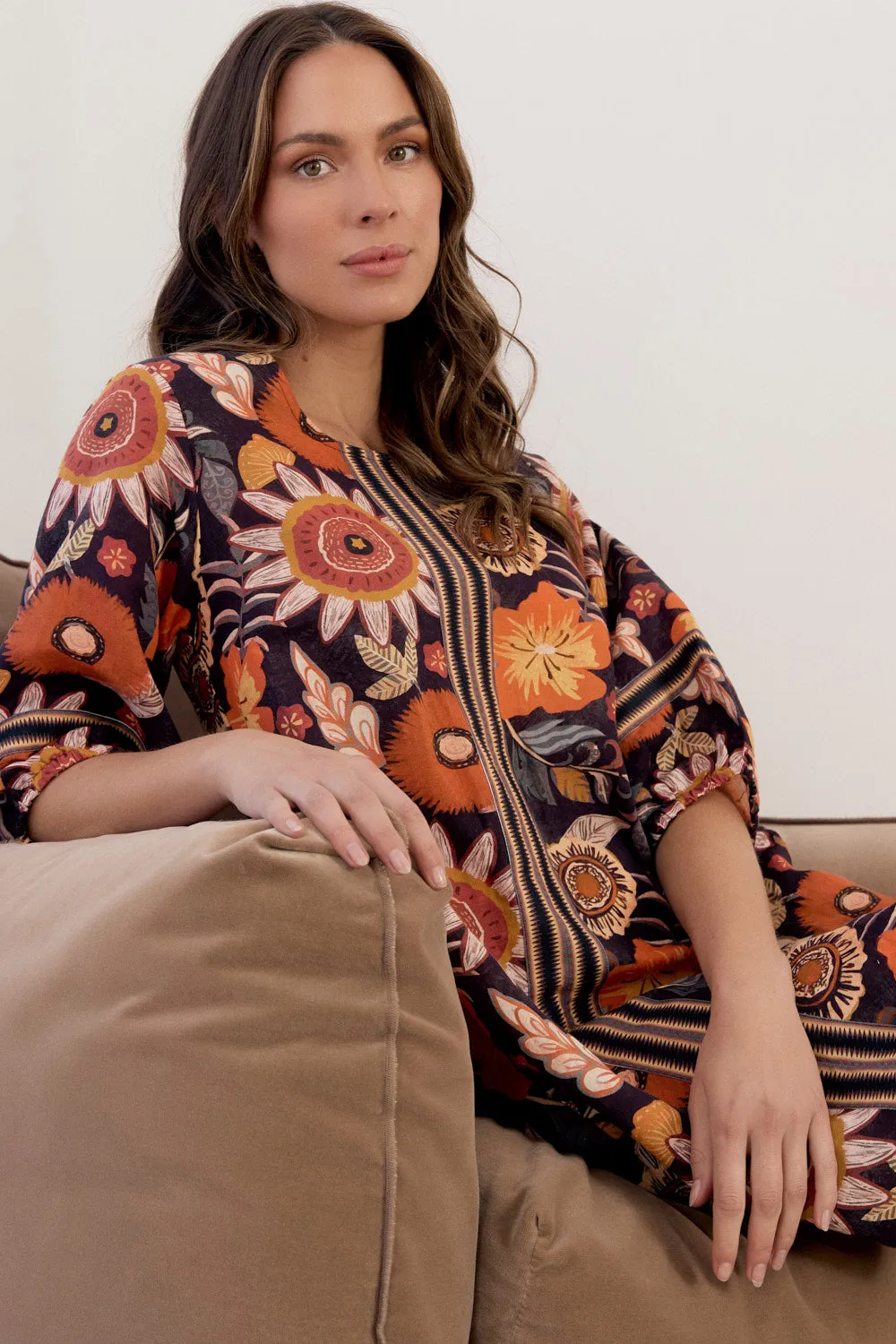 Low Key Hazel Short Dress in Abigail