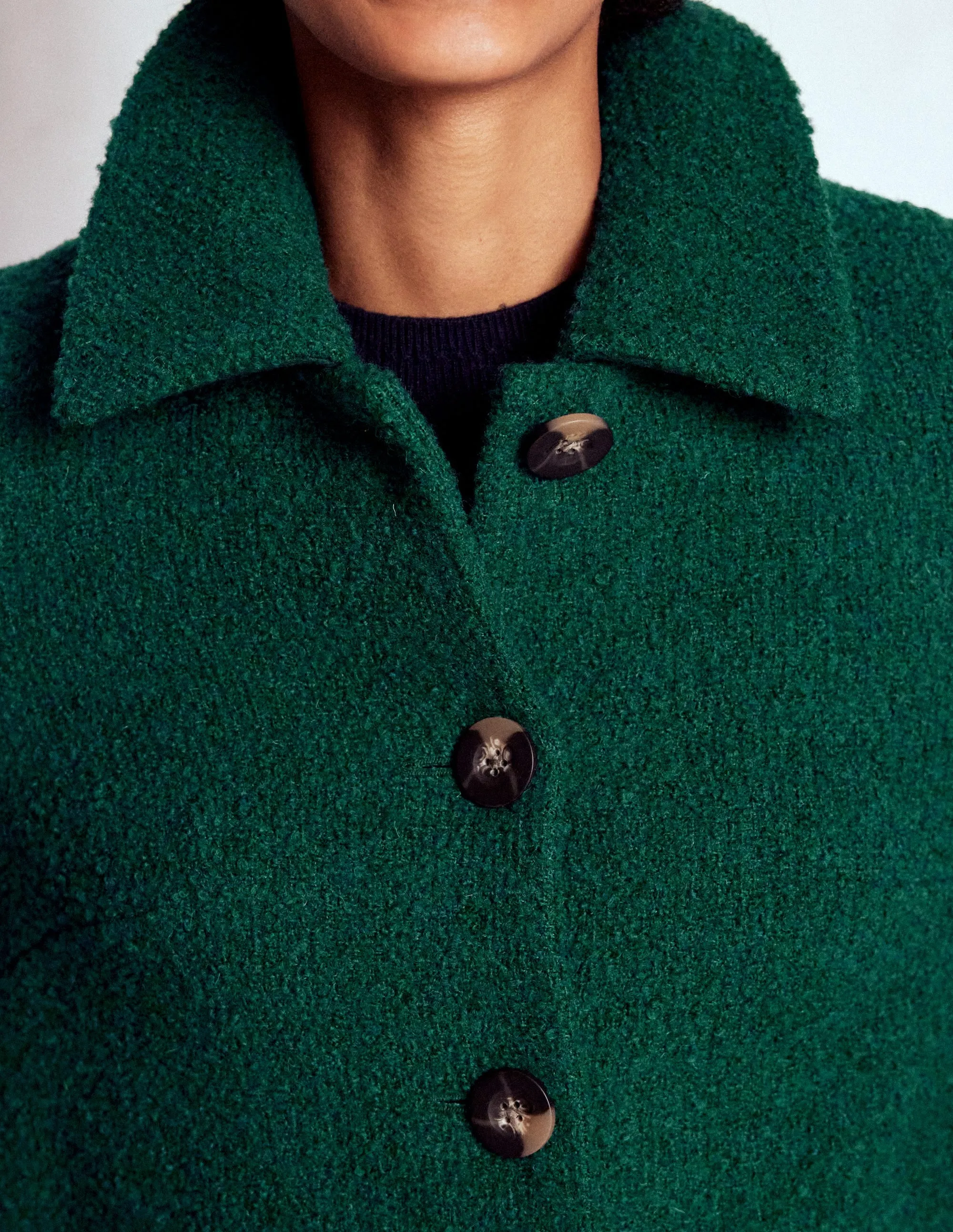 Edinburgh Wool Coat-Emerald Night Primaloft Insulation