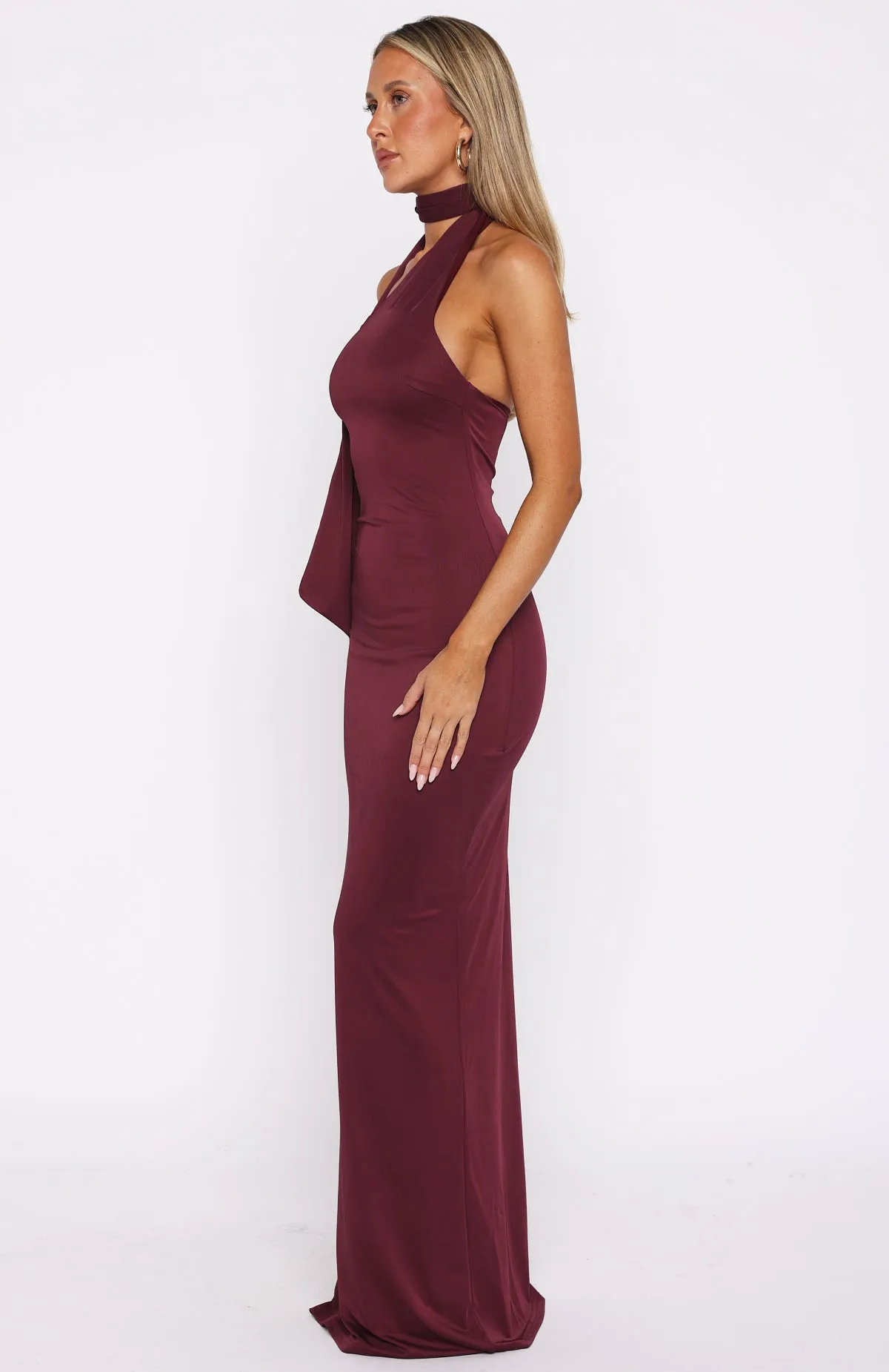 Perfect Wearable Sugar High Maxi Dress Burgundy