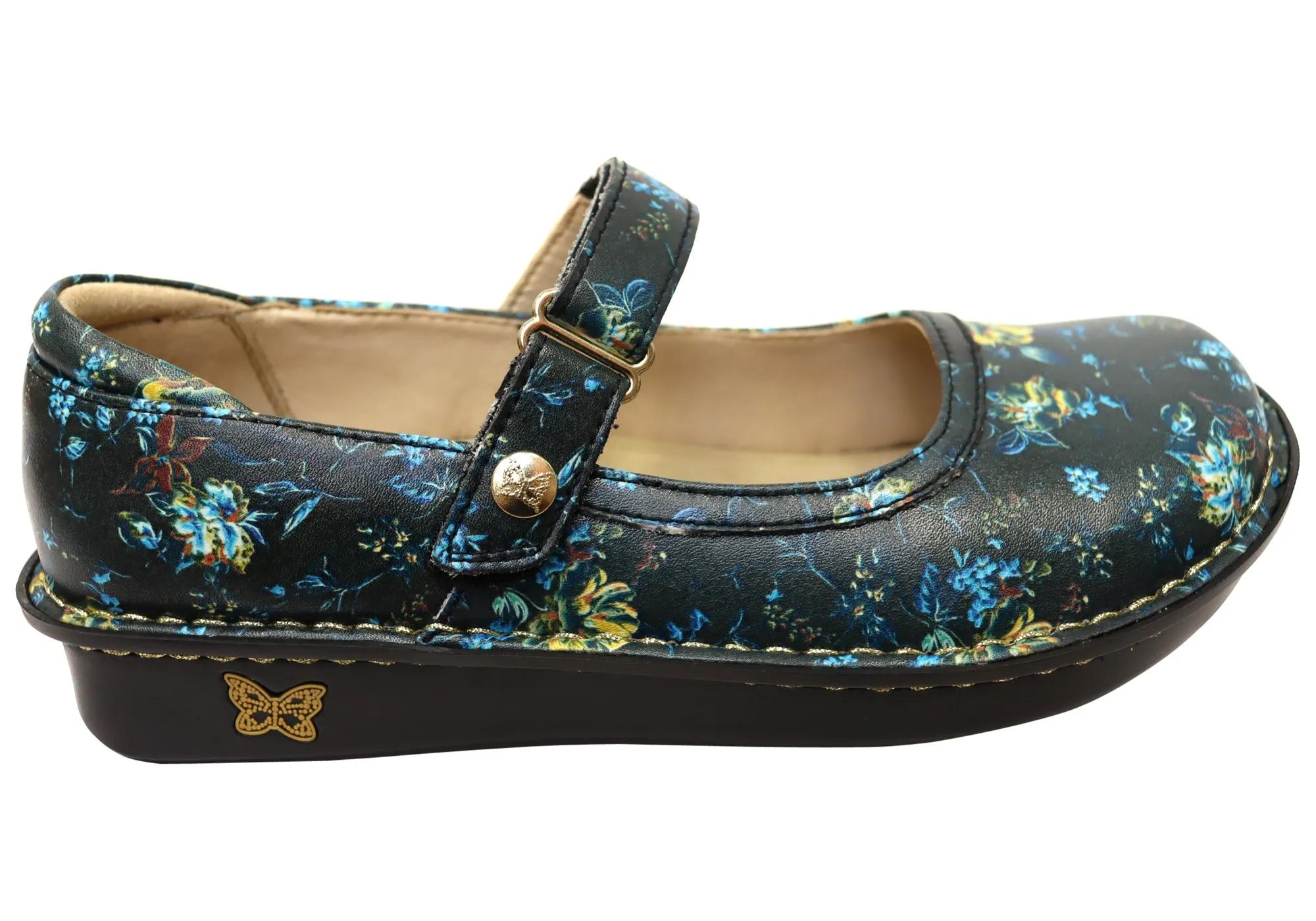 Alegria Belle Womens Comfortable Leather Mary Jane Shoes Snow Step