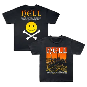 Hell T-Shirt Flexible Ribbed Cuffs