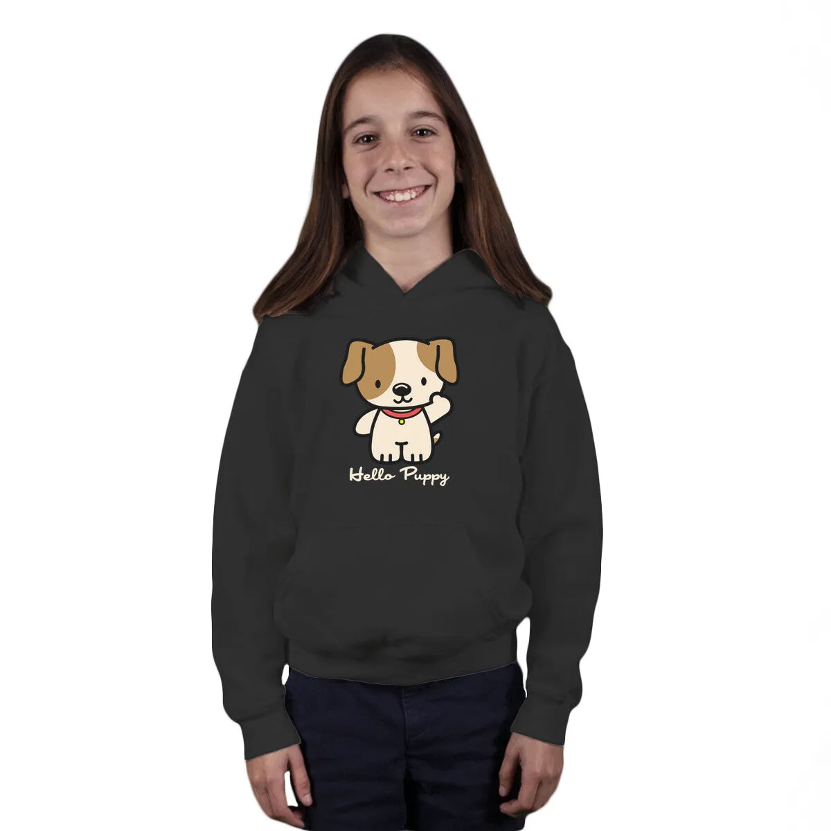 Spring Wear Soft Fabric Hello Puppy