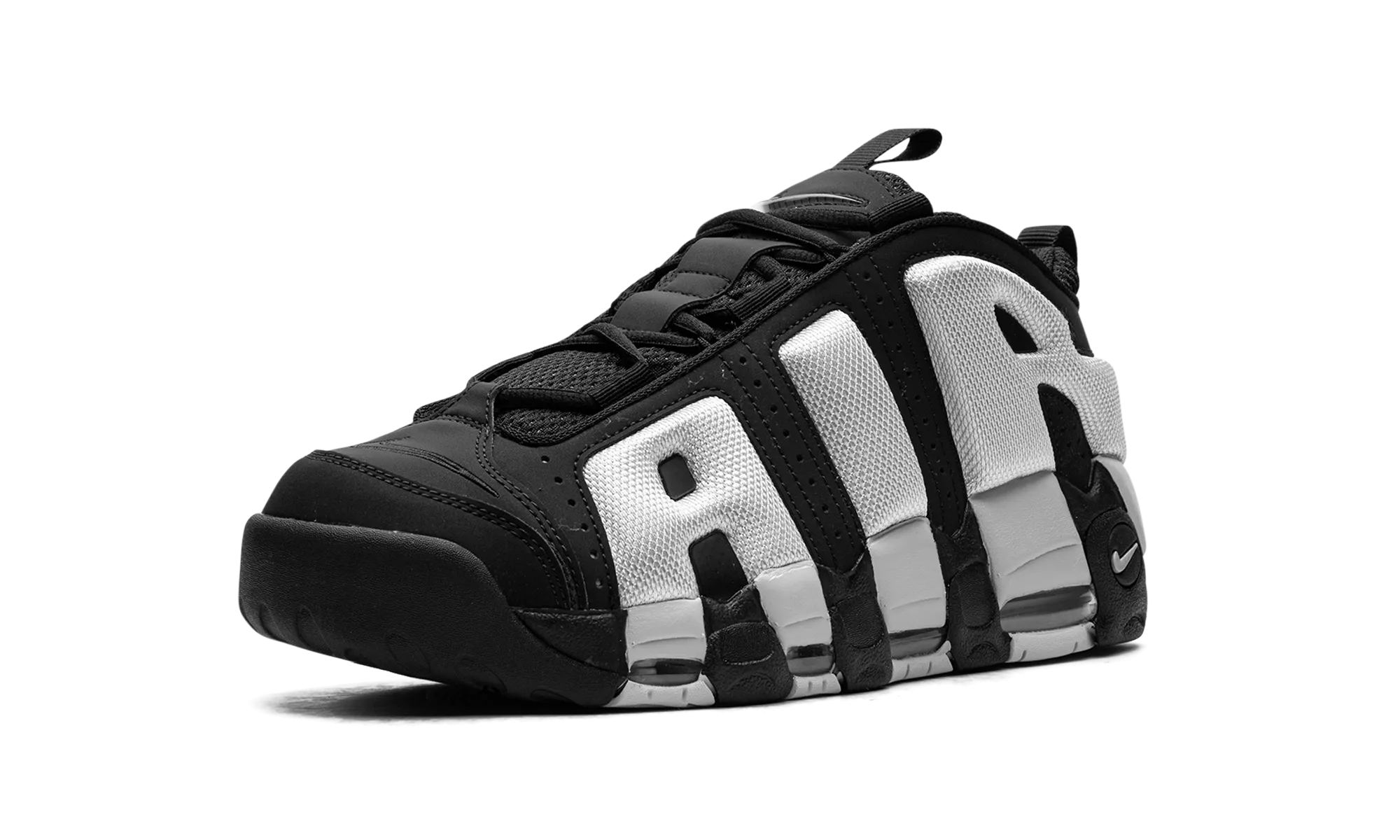 Sunny day run shock - absorption technology Air More Uptempo Low "Black Photon Dust"