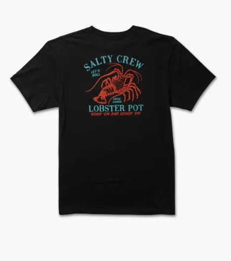 Salty Crew Mens Shirt Lobster Pot Ribbed Collar Trim Fresh Outfit