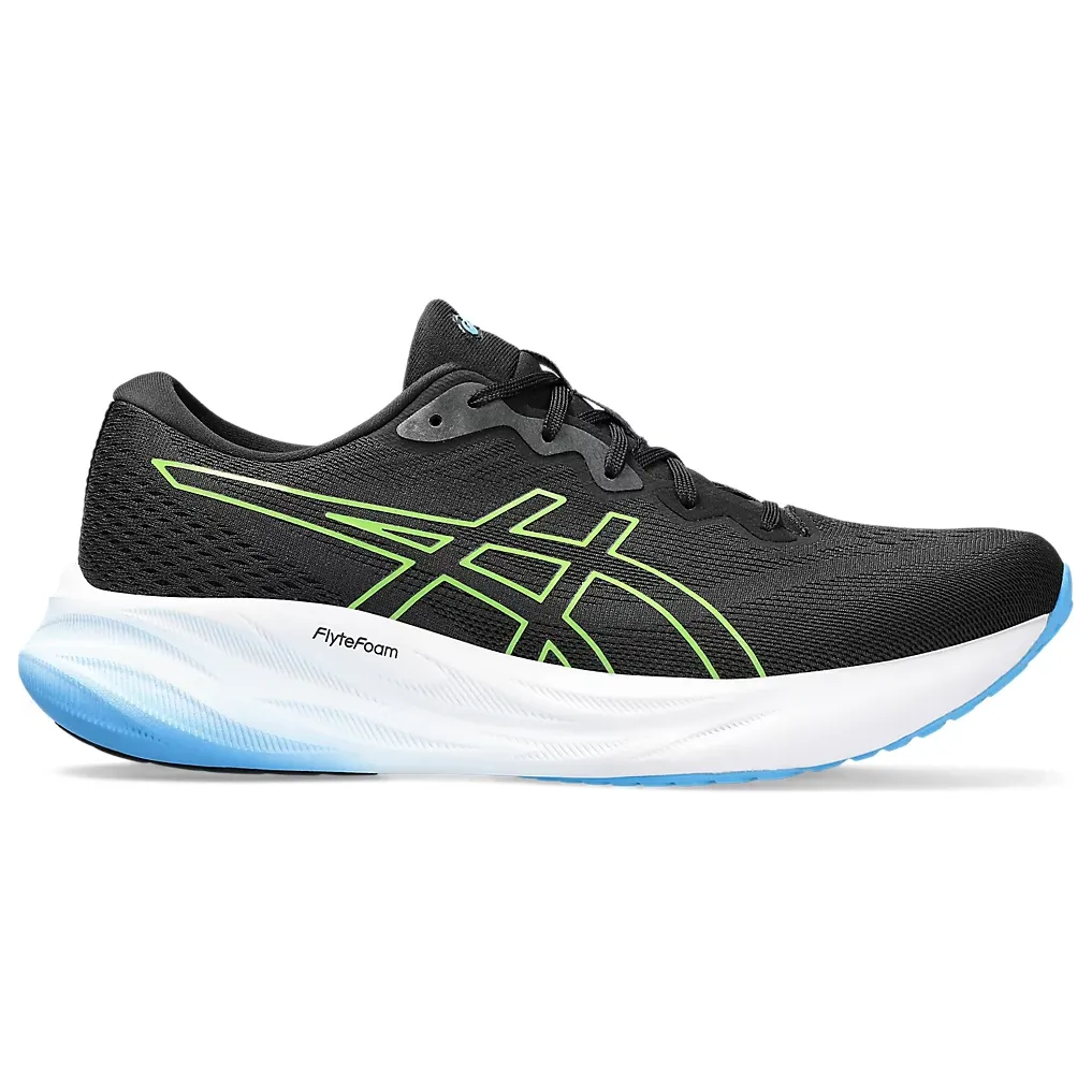 Asics Mens Trainer Gel-Pulse 15 Black/Electric Lime Hygiene Lining