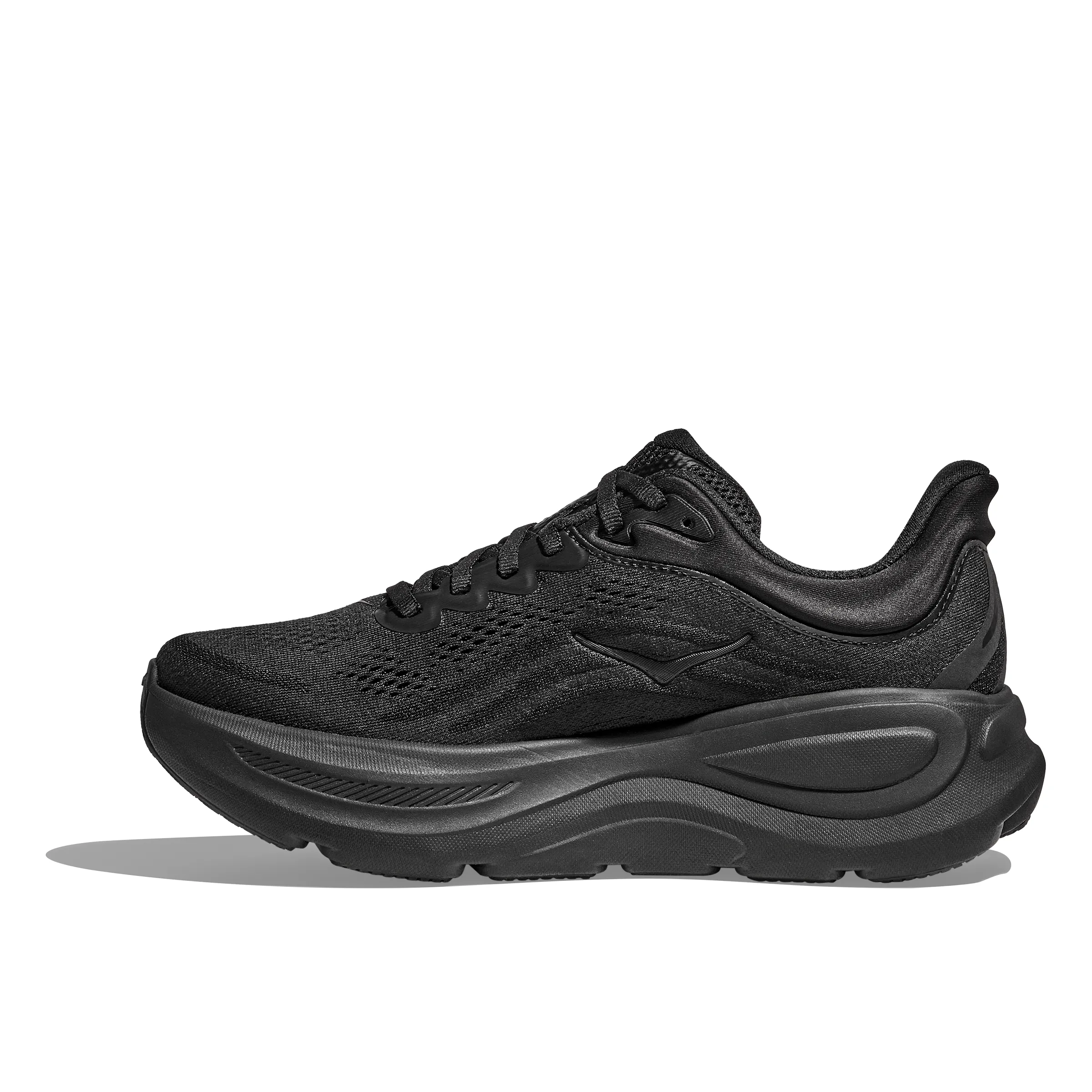 Hoka Mens Trainer Bondi 9 Black LeatherUpper