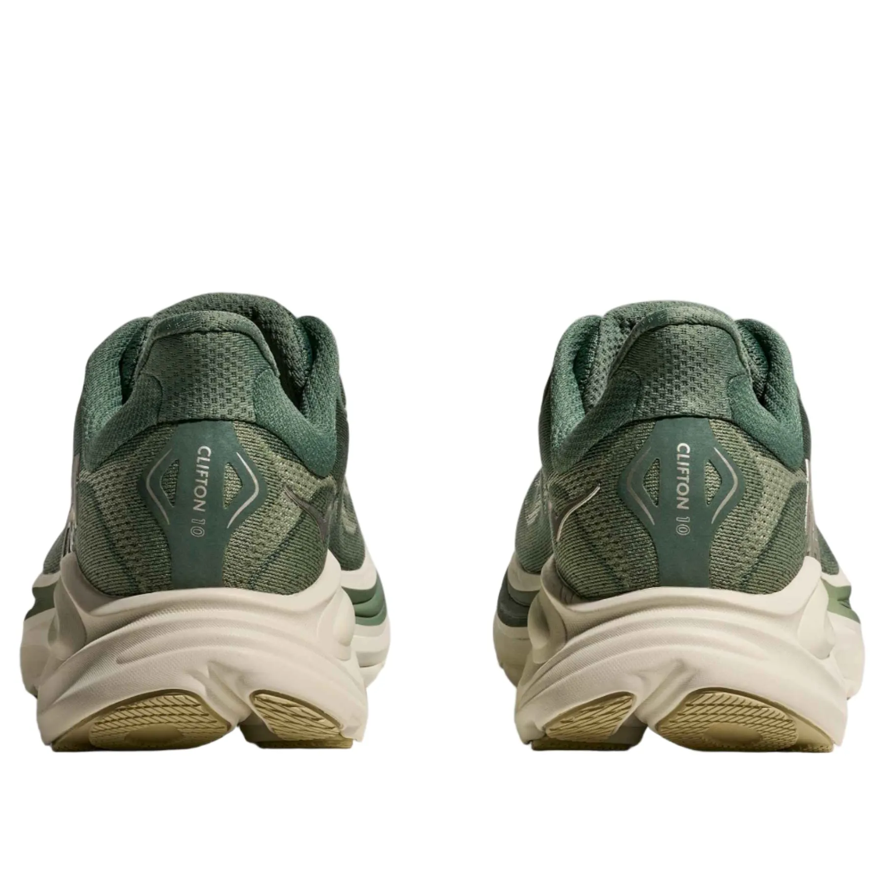 specialized running shoes Hoka Mens Trainer Clifton 10 Fern/Truffle Salt